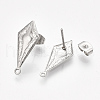 304 Stainless Steel Stud Earring Findings X-STAS-S079-71B-1