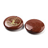 Natural Red Jasper Carved Pendants G-H007-06D-2