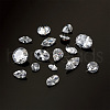 Yilisi 320Pcs 16 Style Cubic Zirconia Cabochons ZIRC-YS0001-03-3