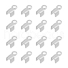 Unicraftale 304 Stainless Steel Folding Crimp Ends STAS-UN0009-33P-1