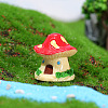 Resin Miniature Mini Mushroom House MIMO-PW0001-201E-1