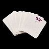 50Pcs Rectangle Paper Crown Print Earring Display Cards X1-CDIS-M008-01B-2