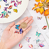 Printed Alloy Enamel Big Pendants PALLOY-PH0013-41-8