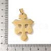 Ion Plating(IP) 304 Stainless Steel Pendants STAS-C103-02G-3