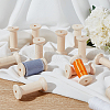 Wood Thread Bobbins TOOL-WH0125-106C-01-5