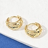 Hollow Triangle Brass Micro Pave Clear Cubic Zirconia Hoop Earring EJEW-M082-12G-1