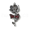 Alloy Enamel Gothic Style Pendants PALLOY-R157-06B-02A-1