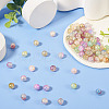  180Pcs 9 Colors Baking Painted Crackle Glass Beads DGLA-TA0001-06-12