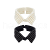 ANATTASOUL 2Pcs 2 Colors Detachable Cloth Lady's Collars DIY-AN0001-16-8