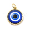 Real 18K Gold Plated Brass Pendants KK-A198-03G-01-1