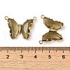 Brass Pave Faceted Glass Connector Charms FIND-Z020-03D-3