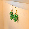 Brass Earring Hooks KK-BC0005-08G-7