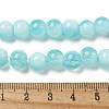 Crackle Glass Beads Strands GLAA-U001-8mm-08-4