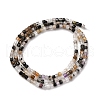Natural Tourmalinated Quartz/Black Rutilated Quartz Beads Strands G-RM2025-C18-A-3