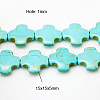 Synthetic Turquoise Beads Strands TURQ-H055-28-2