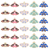 DICOSMETIC 30Pcs 5 Styles Alloy Enamel Pendants ENAM-DC0001-70-1