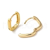 Brass Hoop Earring EJEW-L271-12KCG-05-2