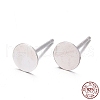 925 Sterling Silver Stud Earring Findings X-STER-K167-045E-S-1