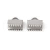 304 Stainless Steel Ribbon Crimp Ends STAS-E471-05J-P-1
