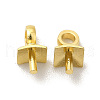Brass Eye Pin Peg Bails KK-H442-28G-2