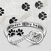 Brass Rhinestone Finger Rings for Women FS-WGAC777-01-1