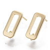 Brass Stud Earring Findings KK-T056-10G-NF-3