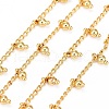 Handmade Brass Beaded Chains CHC-I029-07G-1