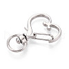 Alloy Swivel Snap Hook Clasps PALLOY-T090-81P-2