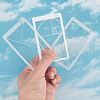 DELORIGIN 3Pcs 3 Styles Golden Ratio Plastic Fibonacci Composition View Finder AJEW-DR0001-49-1