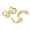 Brass Fold Over Clasps KK-M320-22G-2