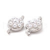 Eco-friendly Rack Plating Brass Connector Charms KK-F843-04P-3