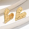 304 Stainless Steel Stud Earrings EJEW-U047-22G-3