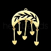 201 Stainless Steel Pendants STAS-S105-LA368-2-1
