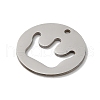 Non-Tarnish 201 Stainless Steel Pendants STAS-E206-02P-06-2