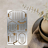 BENECREAT 4Pcs 4 Style 304 Stainless Steel Cutting Dies Stencils DIY-BC0003-57-8
