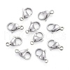 304 Stainless Steel Lobster Claw Clasps X-STAS-F182-01P-A-2