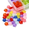 240Pcs 10 Colors Transparent Acrylic Beads MACR-YW0001-89-4