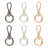 Alloy Swivel Lobster Claw Clasps HJEW-UN00008-1