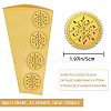 Self Adhesive Gold Foil Embossed Stickers DIY-WH0211-333-2