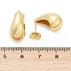 Rack Plating Brass Teardrop Stud Earrings X-EJEW-R150-05G-4
