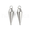 202 Stainless Steel Charms STAS-Q336-07P-1