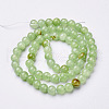 Natural Flower Jade Beads X-GSR6mmC193-3