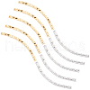 CREATCABIN 64Pcs 2 Colors Brass Tube Beads KK-CN0002-92-1