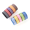 10Rolls 10 Colors Polyester Ribbon OCOR-TA0001-36B-3