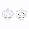 Non-Tarnish 201 Stainless Steel Pendants STAS-T044-195P-1