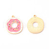 Alloy Enamel Pendants X-ENAM-R058-04-2