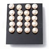 Mother's Day Jewellery Natural Pearl Ear Studs EJEW-P223-01D-P02-3