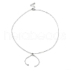 304 Stainless Steel Singapore Chain Necklace Making AJEW-JB01333-02-2