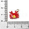 Zinc Alloy Enamel Pendants FIND-I044-17B-1-3