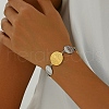 Stainless Steel Round Link Bracelets for Women FF1635-1-2
